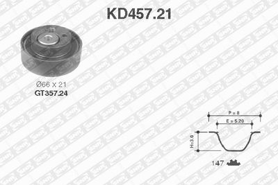 Timing Belt Kit SNR KD457.21