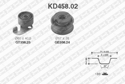 Timing Belt Kit SNR KD458.02