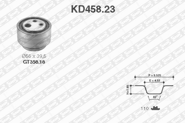 SNR KD458.23 Timing Belt Kit