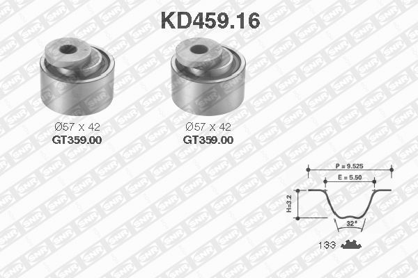 SNR KD459.16 Timing Belt Kit