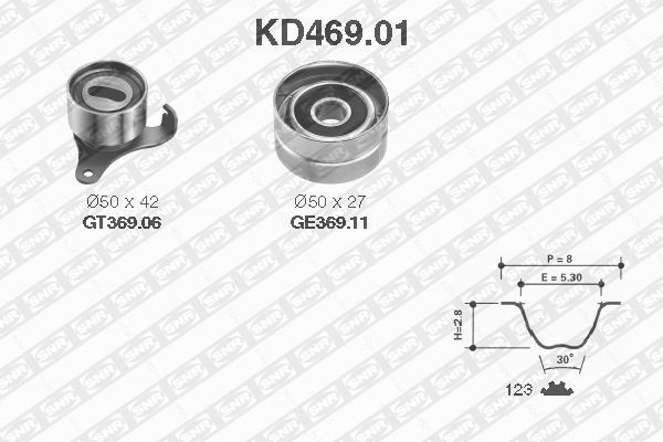 SNR KD469.01 Timing Belt Kit