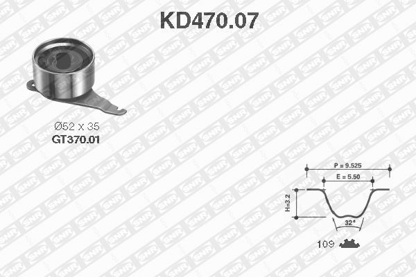 SNR KD470.07 Timing Belt Kit