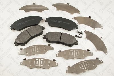 Brake Pad Set, disc brake STELLOX 000 663B-SX