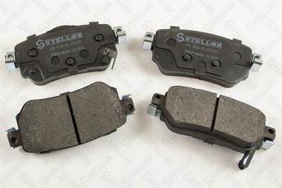 Brake Pad Set, disc brake STELLOX 000 671B-SX