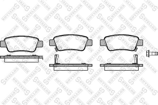 STELLOX 001 082B-SX Brake Pad Set, disc brake