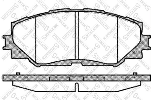 STELLOX 001 089B-SX Brake Pad Set, disc brake