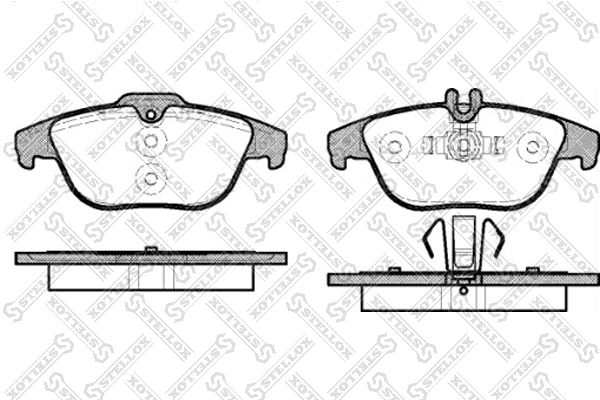 STELLOX 002 004-SX Brake Pad Set, disc brake