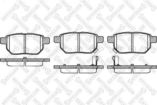 STELLOX 002 008-SX Brake Pad Set, disc brake