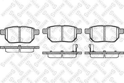 Brake Pad Set, disc brake STELLOX 002 008-SX