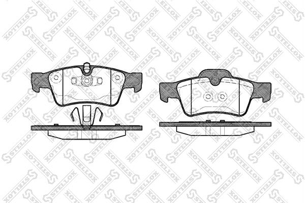 STELLOX 002 017-SX Brake Pad Set, disc brake