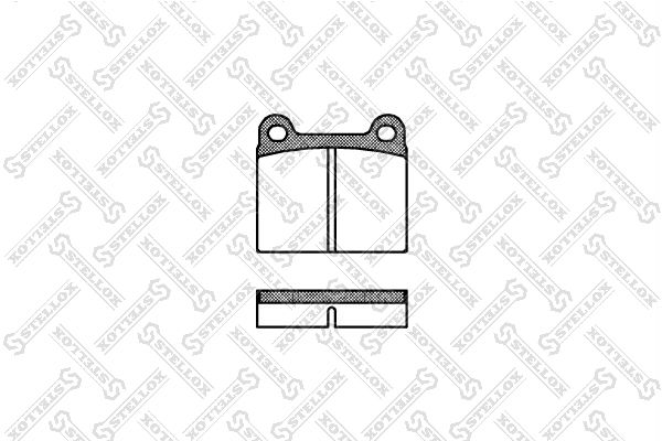 STELLOX 017 000-SX Brake Pad Set, disc brake