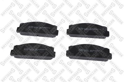 Brake Pad Set, disc brake STELLOX 033 000-SX