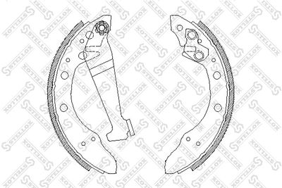 Brake Shoe Set STELLOX 057 100-SX