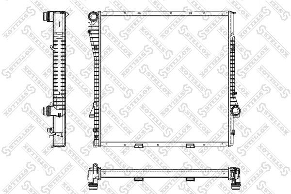 STELLOX 10-25166-SX Radiator, engine cooling