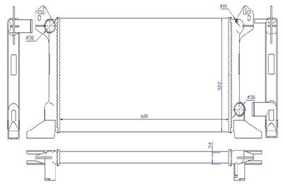 Radiator, engine cooling STELLOX 10-25252-SX
