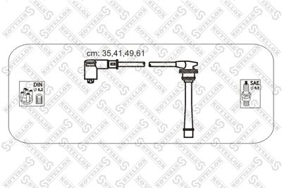 Ignition Cable Kit STELLOX 10-38412-SX
