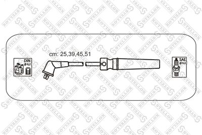 Ignition Cable Kit STELLOX 10-38570-SX