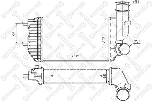 STELLOX 10-40080-SX Charge Air Cooler