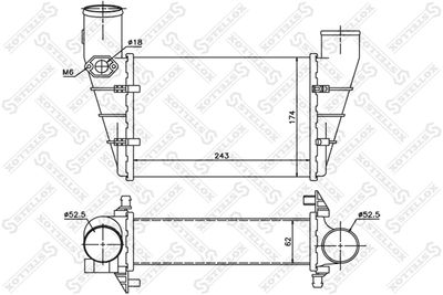 Charge Air Cooler STELLOX 10-40081-SX