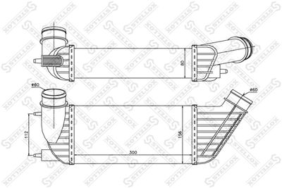 Charge Air Cooler STELLOX 10-40176-SX
