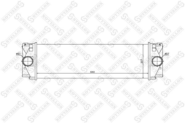 STELLOX 10-40206-SX Charge Air Cooler