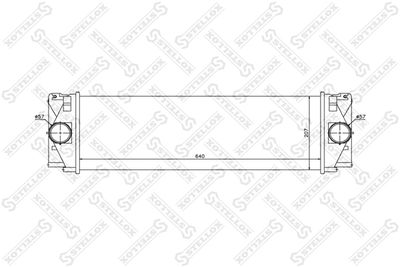 Charge Air Cooler STELLOX 10-40206-SX