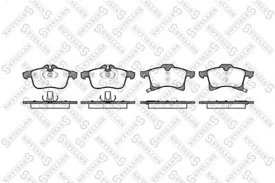 Brake Pad Set, disc brake STELLOX 1047 002-SX