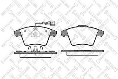 Brake Pad Set, disc brake STELLOX 1056 011-SX