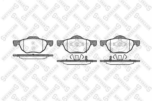 STELLOX 1079 002-SX Brake Pad Set, disc brake