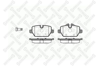 Brake Pad Set, disc brake STELLOX 1143 000-SX