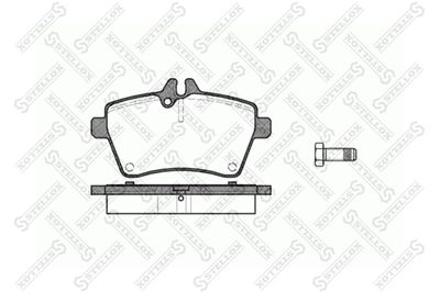 Brake Pad Set, disc brake STELLOX 1155 000-SX
