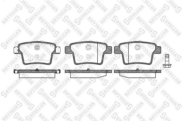 STELLOX 1160 010B-SX Brake Pad Set, disc brake