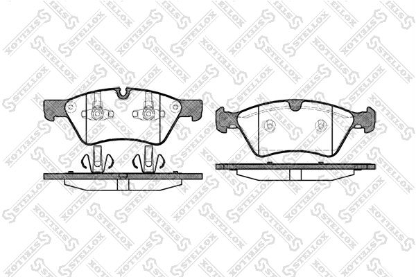 STELLOX 1190 000-SX Brake Pad Set, disc brake