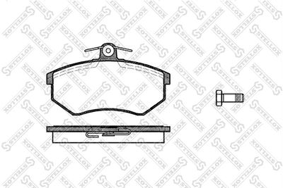 Brake Pad Set, disc brake STELLOX 145 010-SX