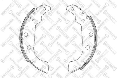 Brake Shoe Set STELLOX 146 101-SX