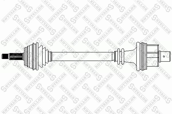 STELLOX 158 1020-SX Drive Shaft