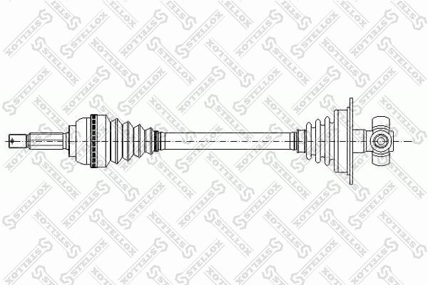 STELLOX 158 1033-SX Drive Shaft