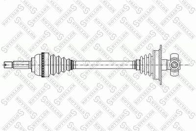 Drive Shaft STELLOX 158 1033-SX