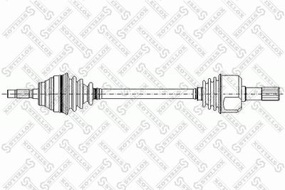 Drive Shaft STELLOX 158 1044-SX
