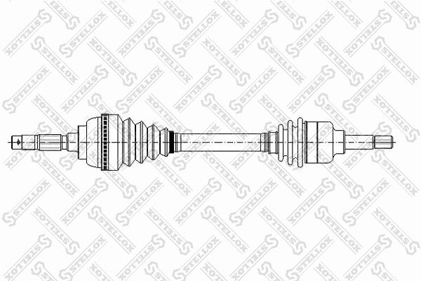 STELLOX 158 1052-SX Drive Shaft