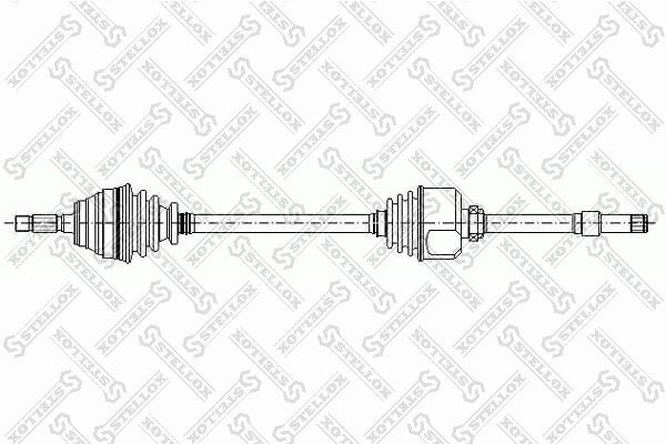 STELLOX 158 1758-SX Drive Shaft