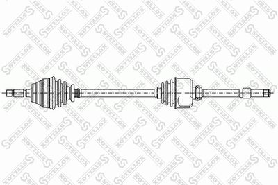 Drive Shaft STELLOX 158 1758-SX
