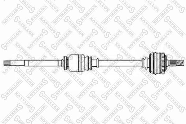 STELLOX 158 1765-SX Drive Shaft