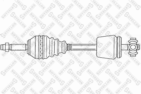 STELLOX 158 1766-SX Drive Shaft