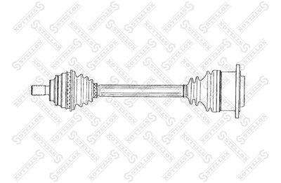 Drive Shaft STELLOX 158 1768-SX