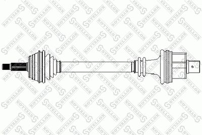 Drive Shaft STELLOX 158 1770-SX