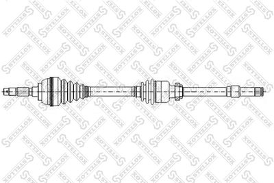 Drive Shaft STELLOX 158 1772-SX