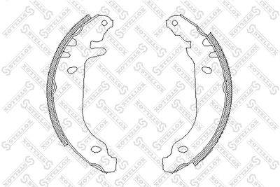 Brake Shoe Set STELLOX 180 100-SX