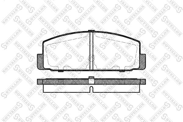 STELLOX 190 030B-SX Brake Pad Set, disc brake