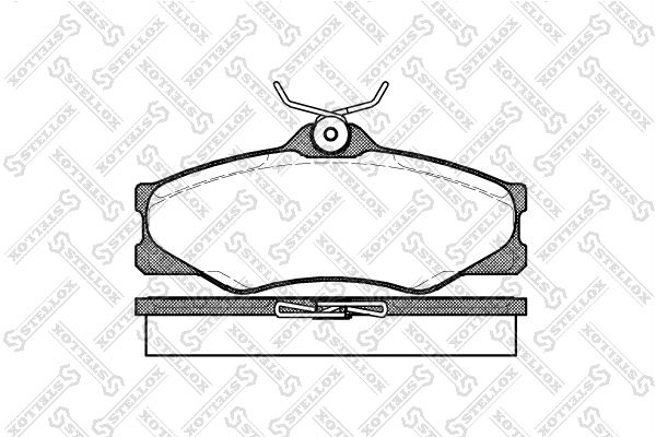 STELLOX 234 000B-SX Brake Pad Set, disc brake